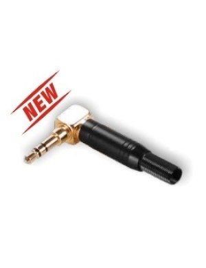 Разъем Roxtone RJ090S-BG Jack 3,5 (stereo), угловой