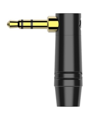 Роз'єм кутовий Roxtone RMJ3RPP-BG Jack 3,5 (stereo)