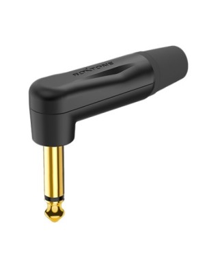 Разъем угловой Roxtone PJ2RX-BG Jack 6,3 plug (mono)