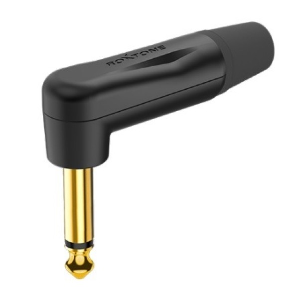 Роз'єм кутовий Roxtone PJ2RX-BG Jack 6,3 plug (mono)