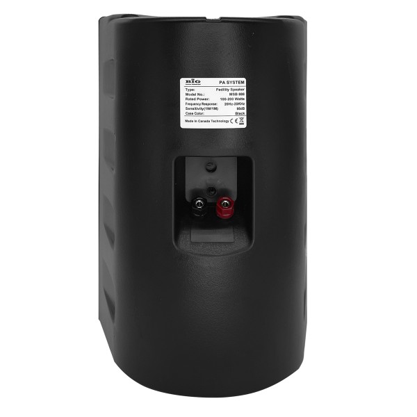 Настінна акустика BIG MSB888-8Ohm/100V BLACK 180W