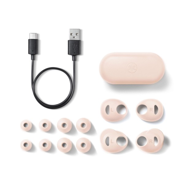 Бездротові вакуумні TWS навушники YAMAHA TW-E3A PINK