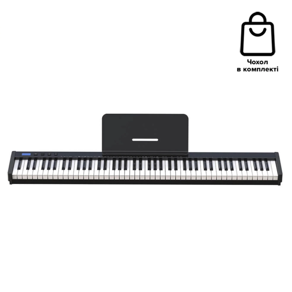 Цифрове піаніно Harmony 88LK з чохлом – 88 клавіш, Bluetooth, педаль, навчання