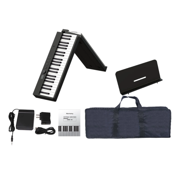 Складане цифрове піаніно Harmony 88FL (88 клавіш, Bluetooth MIDI, акумулятор, чохол у комплекті)