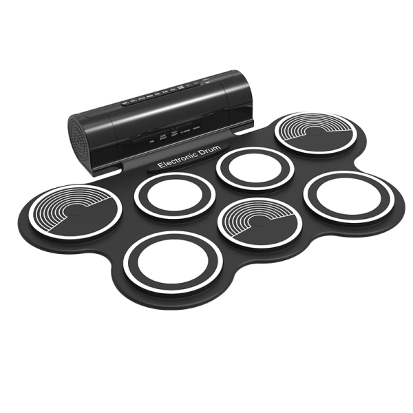 Гнучка електронна ударна установка Musicality DRL7 DrumRoll – 7 педів, педалі, USB/MIDI, портативна