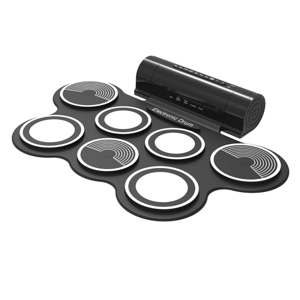 Гнучка електронна ударна установка Musicality DRL7 DrumRoll – 7 педів, педалі, USB/MIDI, портативна