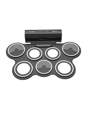 Гнучка електронна ударна установка Musicality DRL7 DrumRoll – 7 педів, педалі, USB/MIDI, портативна