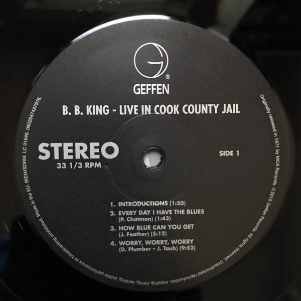 Вінілова платівка B.B. King - Live In Cook County Jail [LP]