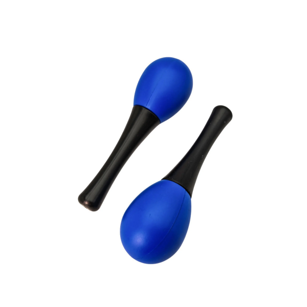 Маракас Alfabeto HEG-BL Blue – пластиковий, яйце, зручна ручка, поштучно