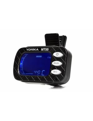 Тюнер и метроном Yonika MT-55 – для гитары, бас-гитары, скрипки и укулеле, компактный