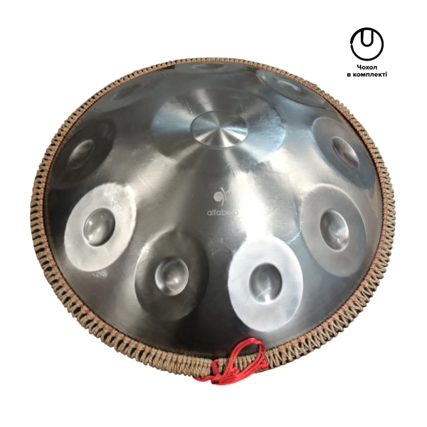 Ганґ Alfabeto Neptune2210-SR 22" – сталь, 10 тональних областей, D minor Kurd, медитативний