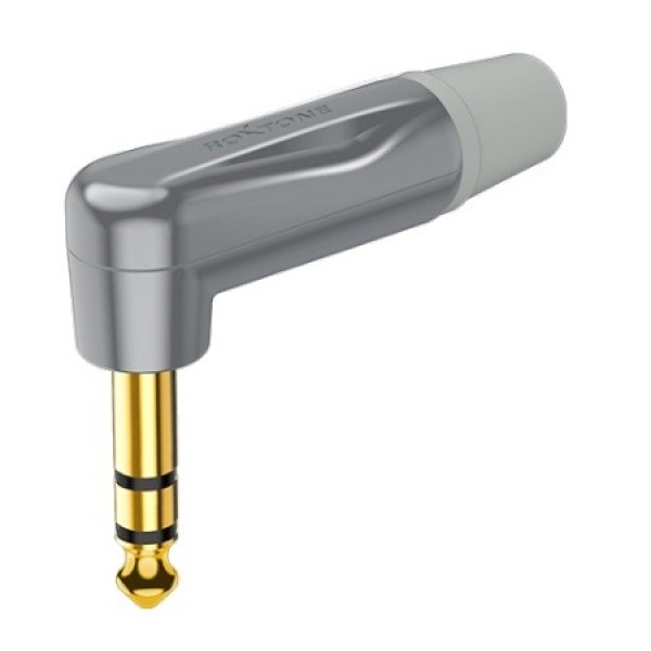 Роз'єм кутовий Roxtone PJ3RX-GG Jack 6,3 plug (stereo)