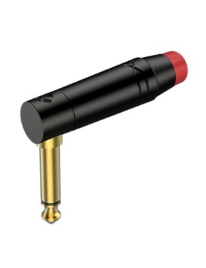 Разъем угловой Roxtone RJ2RPP-RD-BG Jack 6,3 (mono)