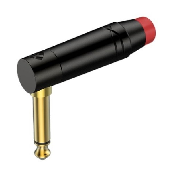 Роз'єм кутовий Roxtone RJ2RPP-RD-BG Jack 6,3 (mono)