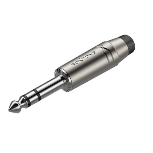 Роз'єм Jack 6.3 стерео тато Roxtone RJ3PP-BK-NN