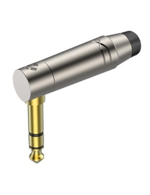 Разъем угловой Roxtone RJ3RPP-BK-NG Jack 6.3mm (stereo)