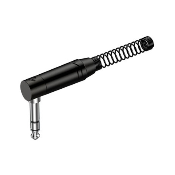 Роз'єм кутовий Roxtone RJ3RPP-BN Jack 6.3mm (stereo)