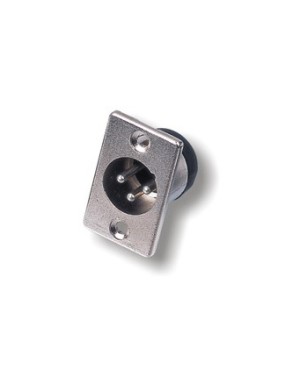 Разъем Roxtone RX044M XLR male (папа) панельный