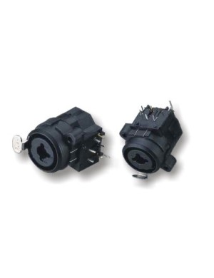 Разъем Roxtone RX072F XLR/JACK female (мама) панельный