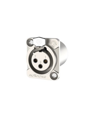 Разъем панельный XLR мама Roxtone RX3FDWP-BG