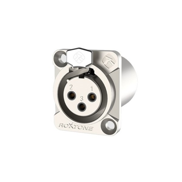 Роз'єм панельний XLR мама Roxtone RX3FDWP-BG