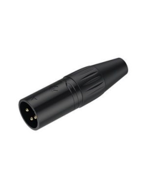 Разъем Roxtone RX3MP-BG XLR male (папа)