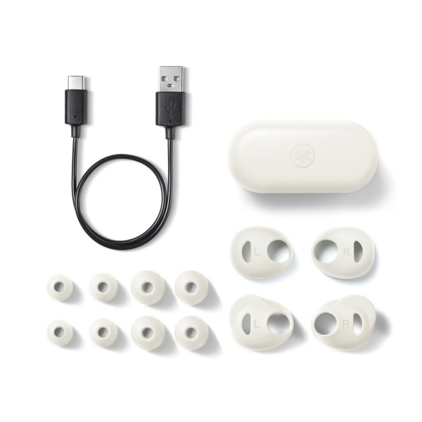 Бездротові вакуумні TWS навушники YAMAHA TW-E3A WHITE Бездротові вакуумні TWS навушники YAMAHA TW-E3A WHITE