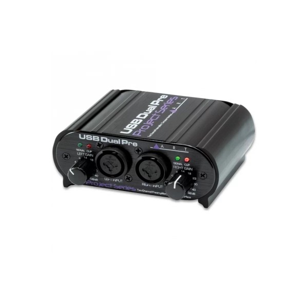 Мікрофонний підсилювач ART USB Dual Pre PS