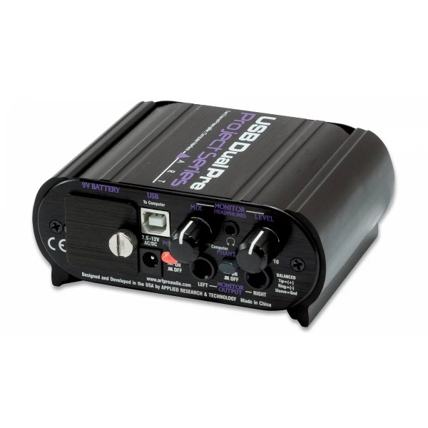 Мікрофонний підсилювач ART USB Dual Pre PS