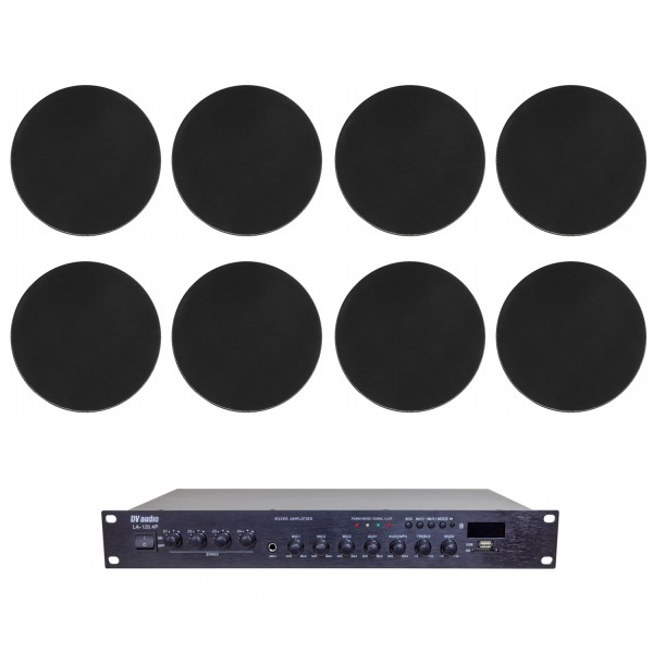Комплект звуку DV audio LA1208CMG6B для приміщення до 120м.кв Комплект звуку DV audio LA1208CMG6B для приміщення до 120м.кв