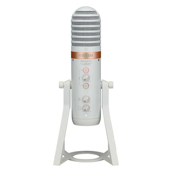 Конденсаторний USB-мікрофон з DSP YAMAHA AG01 Live Streaming USB Microphone (білий) Конденсаторний USB-мікрофон з DSP YAMAHA AG01 Live Streaming USB Microphone (білий)