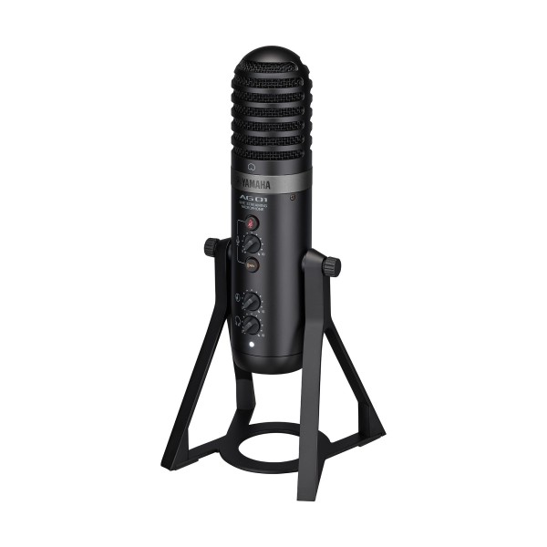 Конденсаторний USB-мікрофон з DSP YAMAHA AG01 Live Streaming USB Microphone (чорний) Конденсаторний USB-мікрофон з DSP YAMAHA AG01 Live Streaming USB Microphone (чорний)