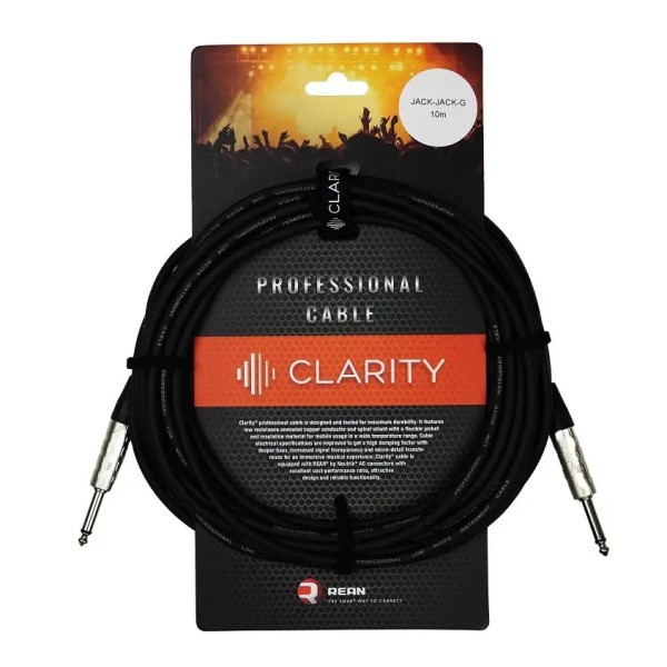 Інструментальний кабель Clarity JACK-JACK(R)-G/10m