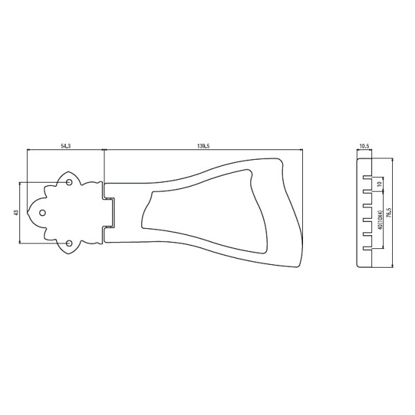 Струнотримач PAXPHIL SM300 (Gold)