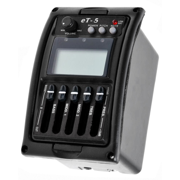 Активный 5-ти полосный предусилитель/эквалайзер для акустической гитары PAXPHIL ET 5