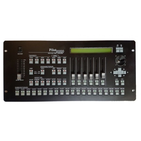 DMX Контролер Emiter-S PR-3512AC Pilot 2000 Controller у транспортувальному кейсі DMX Контролер Emiter-S PR-3512AC Pilot 2000 Controller у транспортувальному кейсі