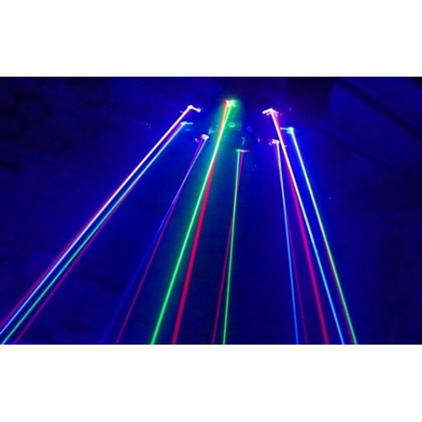 Световой LED прибор New Light M-J8-50RGB RGB 8-light Laser Scan Световой LED прибор New Light M-J8-50RGB RGB 8-light Laser Scan