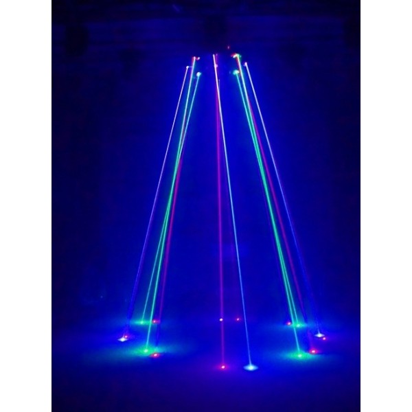 Световой LED прибор New Light M-J8-50RGB RGB 8-light Laser Scan Световой LED прибор New Light M-J8-50RGB RGB 8-light Laser Scan