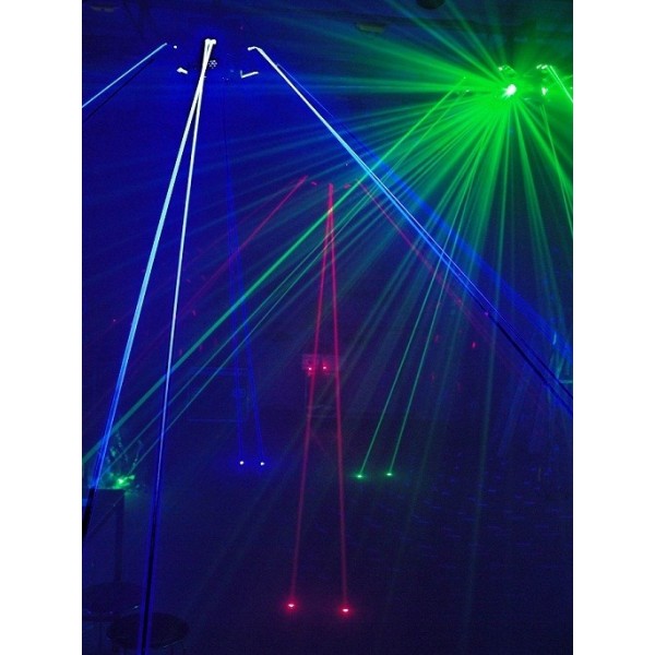 Световой LED прибор New Light M-J8-50RGB RGB 8-light Laser Scan Световой LED прибор New Light M-J8-50RGB RGB 8-light Laser Scan