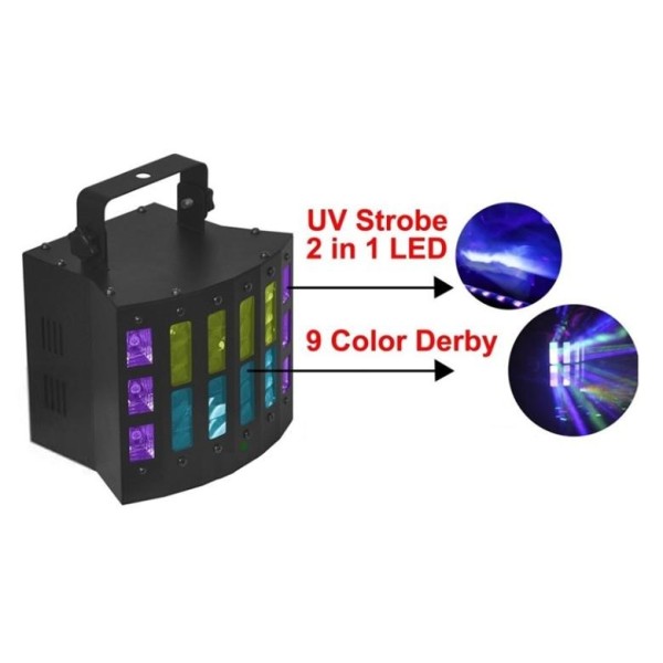 Світлодіодний LED прилад New Light VS-58D 3 в 1 DERBY LIGHT