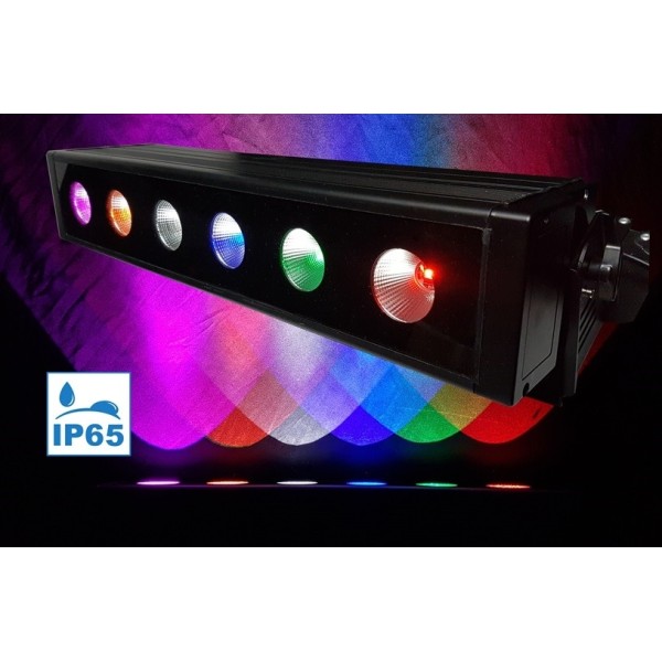 Світлодіодна LED панель Emiter-S A010W IP65 6*30W 4 в 1 COB LED BAR Світлодіодна LED панель Emiter-S A010W IP65 6*30W 4 в 1 COB LED BAR