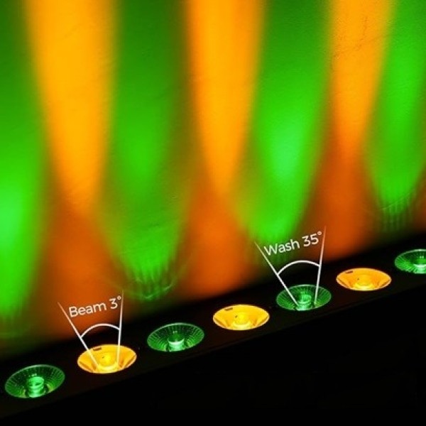 Світлодіодна LED панель New Light PL-32X LED Wall Bar Wash Beam 12+12 LEDs Світлодіодна LED панель New Light PL-32X LED Wall Bar Wash Beam 12+12 LEDs