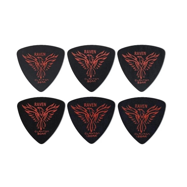 Медіатор  Clayton BS126/12 BLACK RAVEN STD (упак 12шт.)