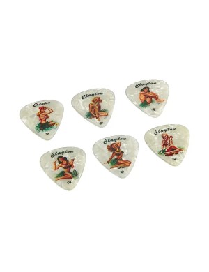 Медиатор Clayton HHM/12 HULA HOTTIE MEDIUM (упак 12шт.)