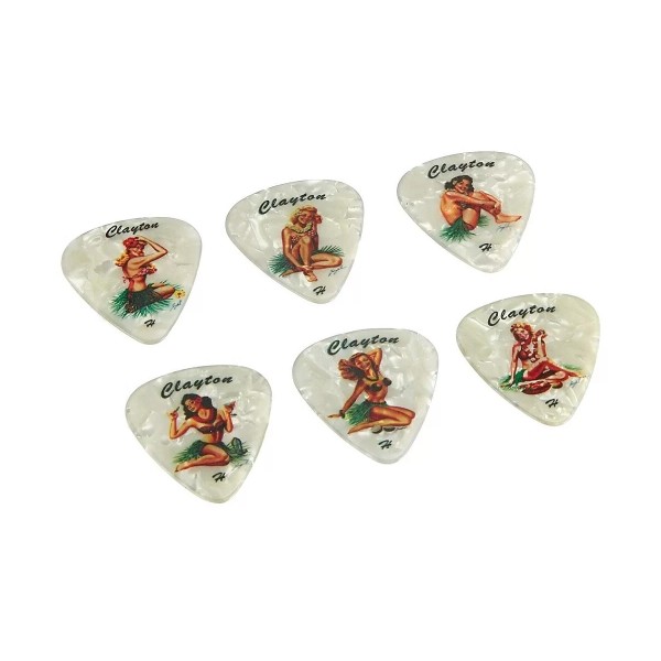 Медіатор  Clayton HHM/12 HULA HOTTIE MEDIUM (упак 12шт.)