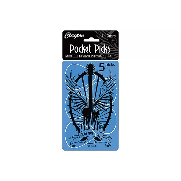 Медіатор Clayton PPP1/5 POCKET PICK 1.2 мм (упак 5 шт.)