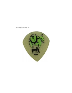 Медиатор Clayton USSD72/12 SPIKE ULTEM GOLD ShTD