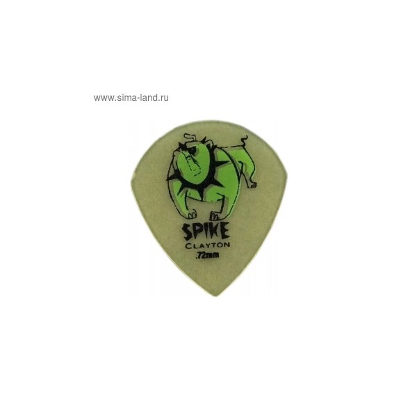 Медіатор  Clayton USSD72 / 12 SPIKE ULTEM GOLD ShTD