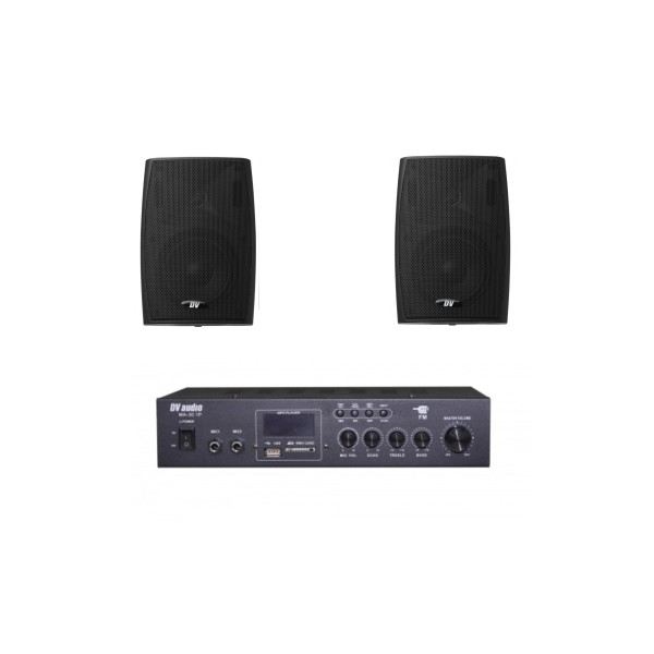 Комплект звуку DV audio MA301P2PB5B для приміщення до 60м.кв.