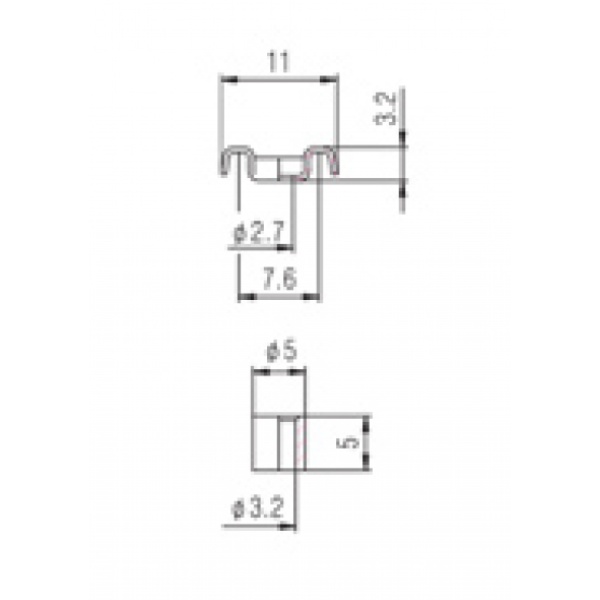 Ретейнер для 2-х струн PAXPHIL HS106 CR
